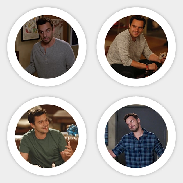 Nick Miller Sticker Pack Sticker by voidstickers